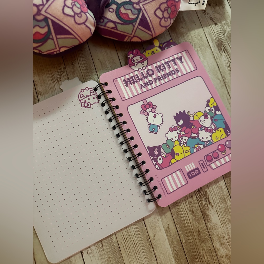 Hello Kitty set of 2 items journal notebook and travel pillow kawaii - Picture 5 of 7